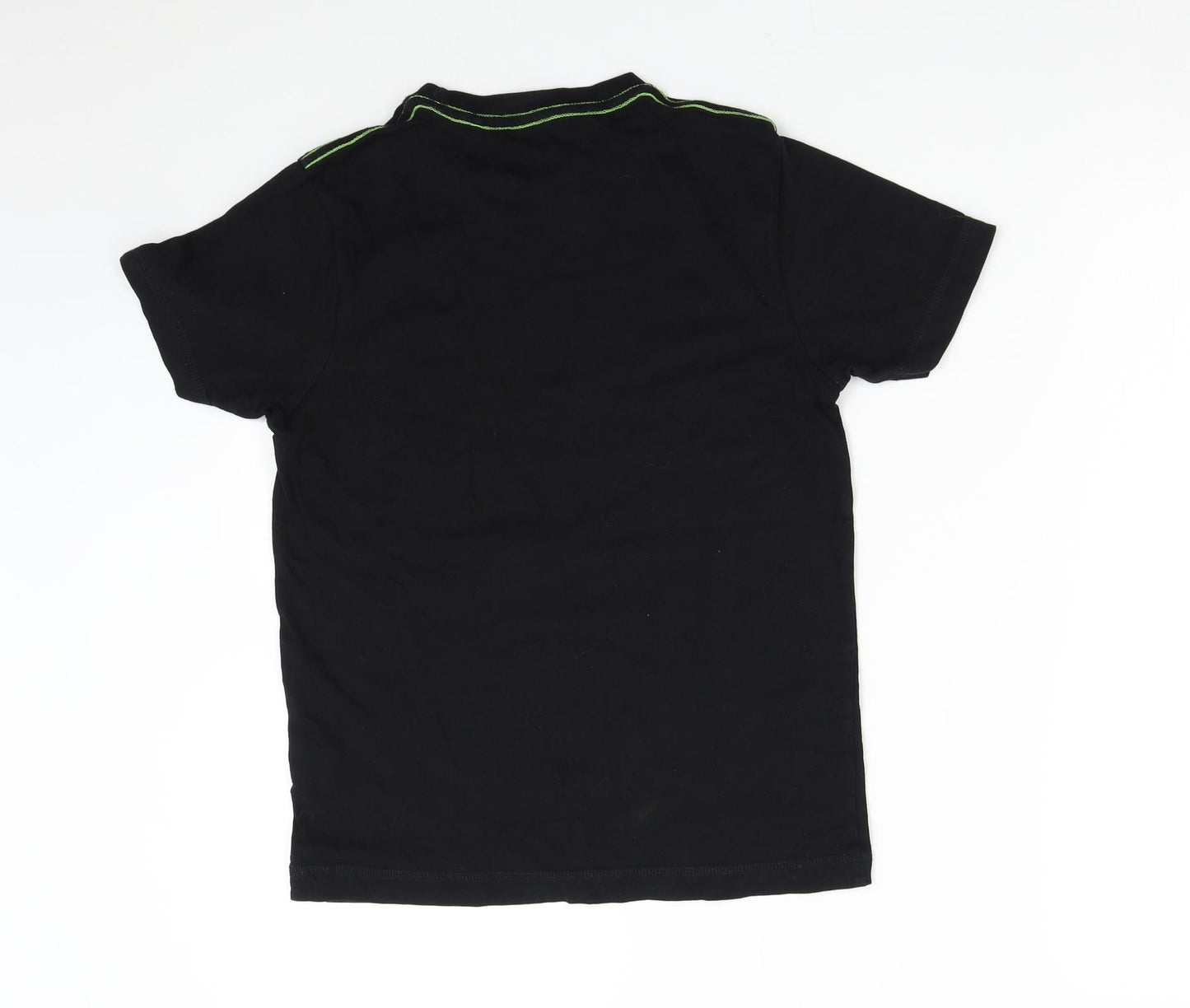 No Fear Boys Black   Basic T-Shirt Size 9-10 Years  - Skull
