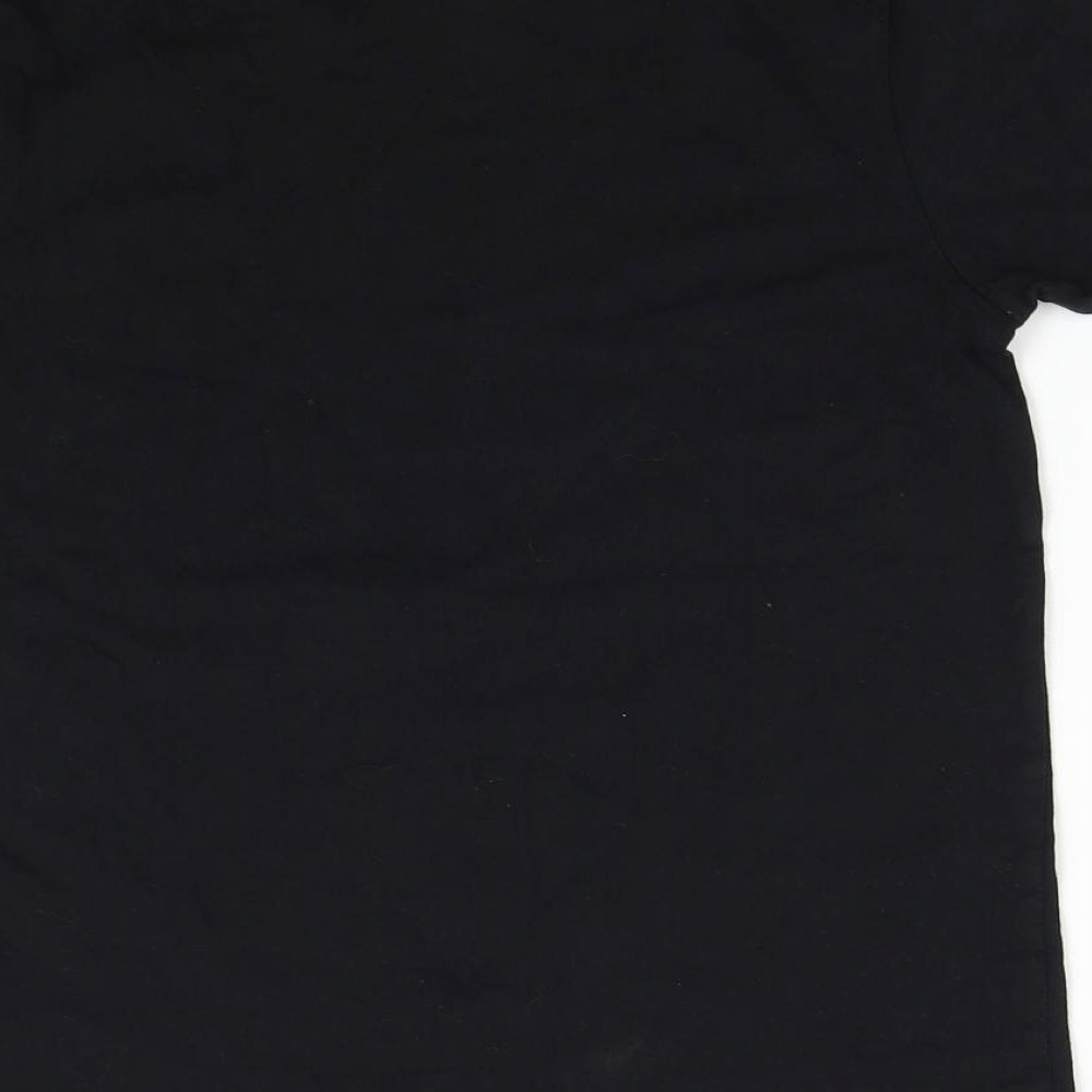 No Fear Boys Black   Basic T-Shirt Size 9-10 Years  - Skull