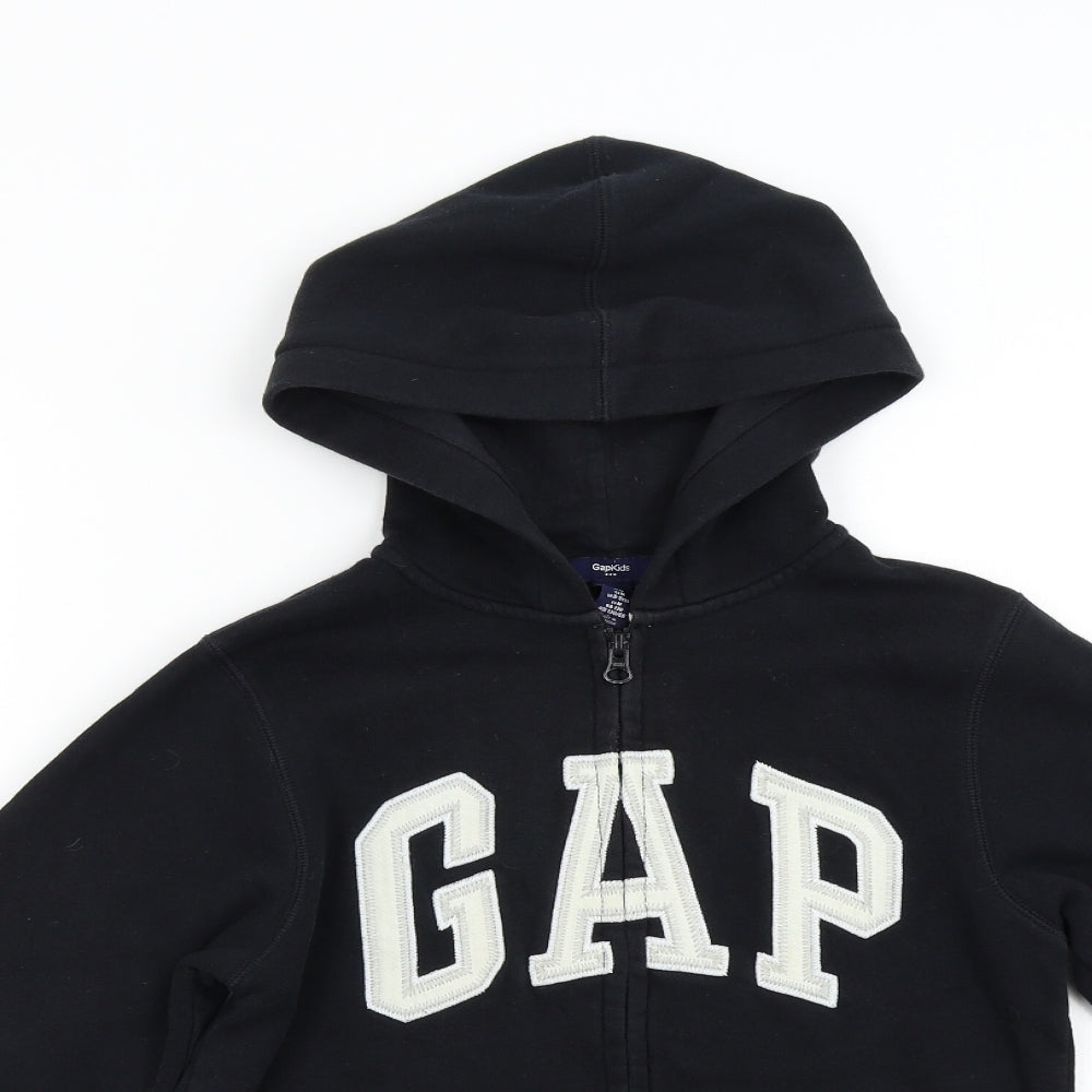 Gap Boys Black   Full Zip Hoodie Size 8-9 Years