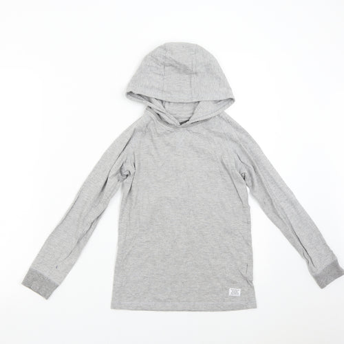 Debenhams Boys Grey   Pullover Hoodie Size 9-10 Years