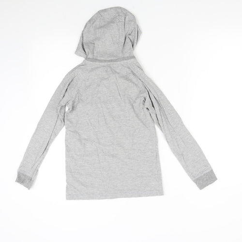 Debenhams Boys Grey   Pullover Hoodie Size 9-10 Years