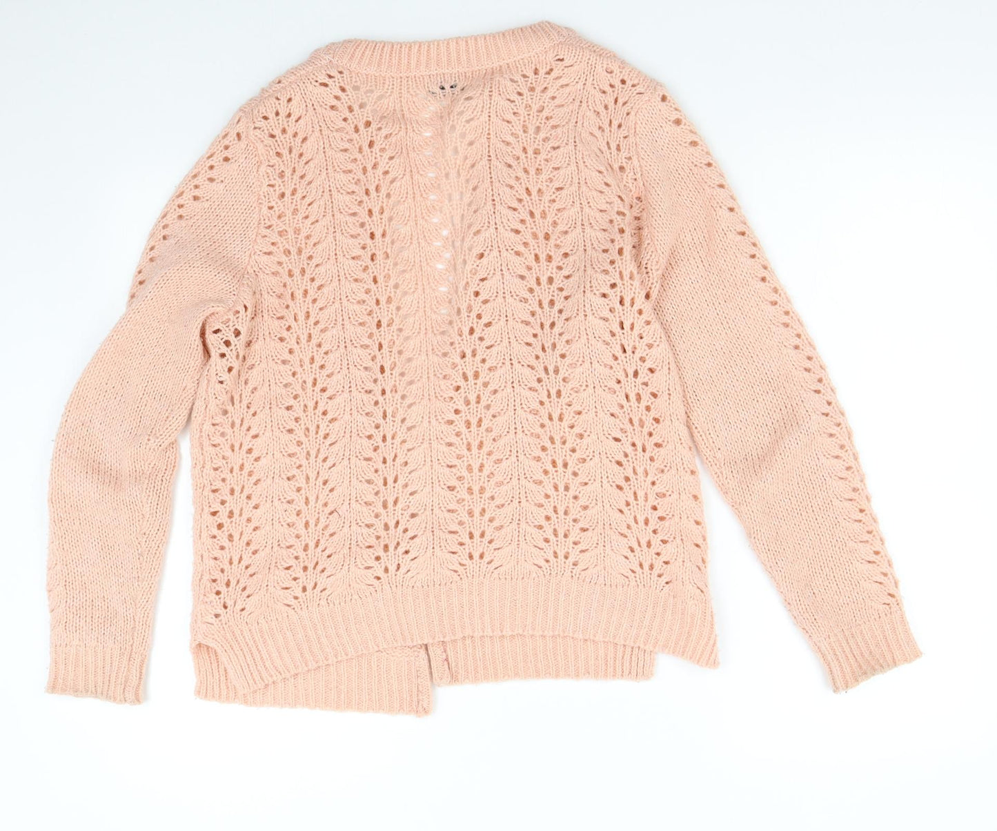 Matalan Womens Pink  Knit Cardigan Jumper Size M