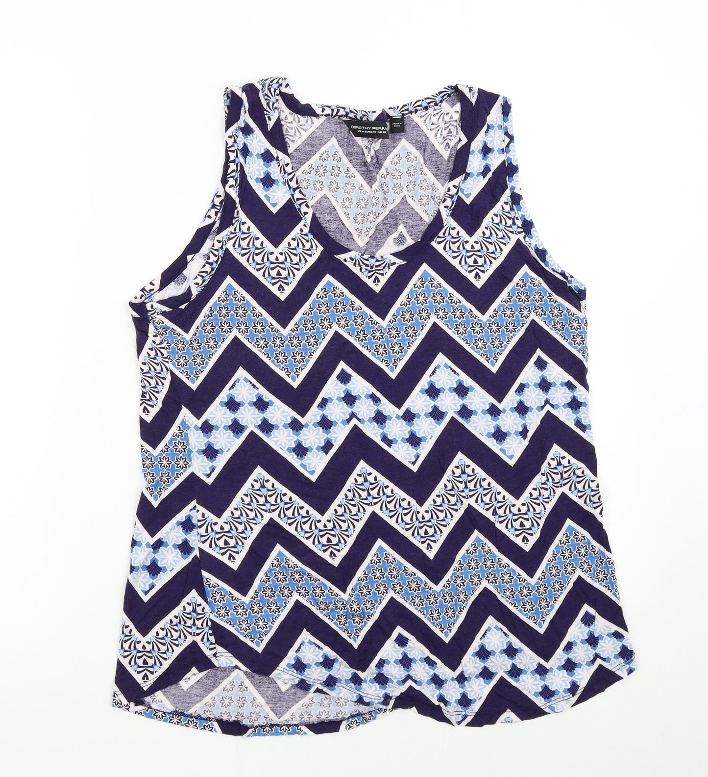 Dorothy Perkins Womens Blue   Basic Tank Size 18