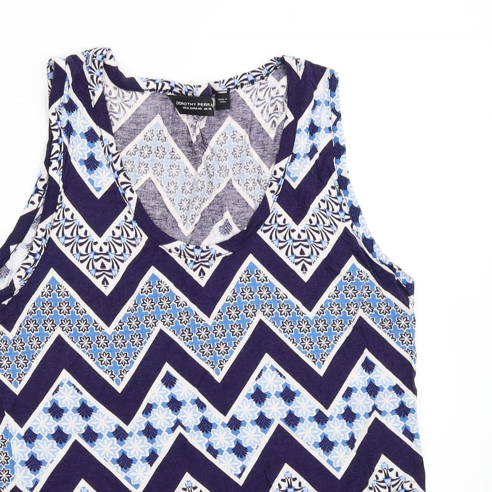 Dorothy Perkins Womens Blue   Basic Tank Size 18