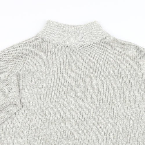 New Look Womens Grey  Knit Pullover Jumper Size M