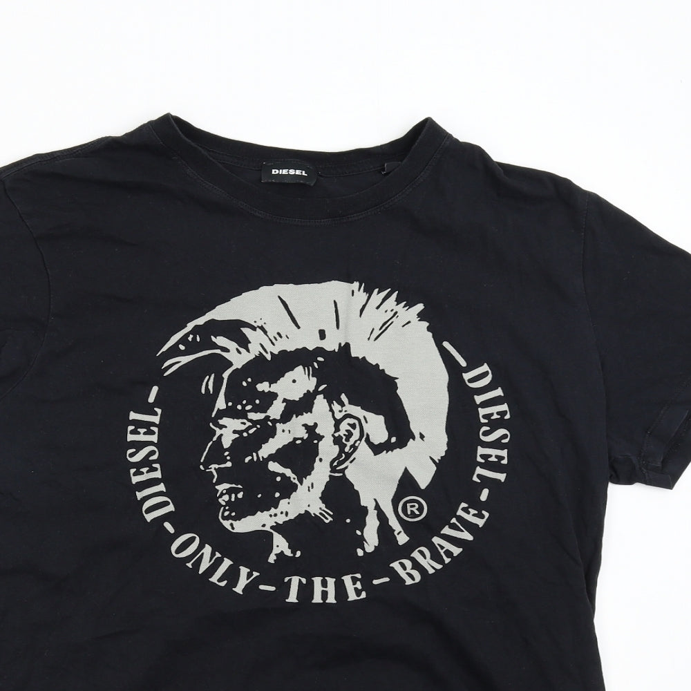 Diesel Mens Black    T-Shirt Size XL