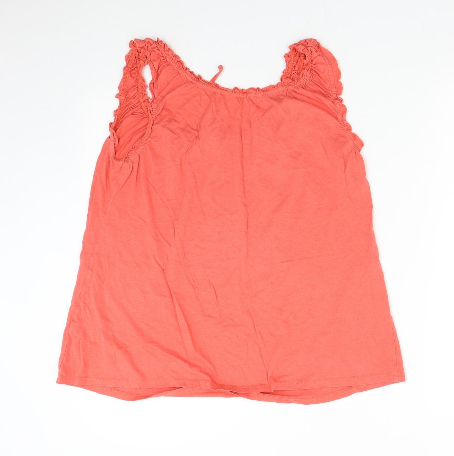 TU Womens Orange   Basic Tank Size 14