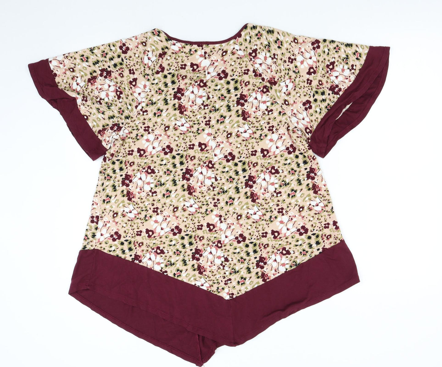 George Womens Multicoloured Floral  Basic Blouse Size 14