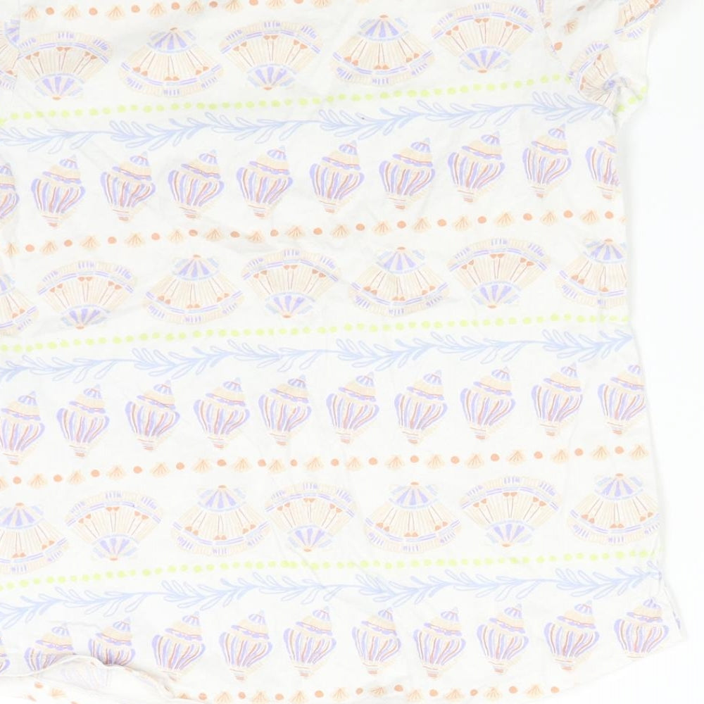 Nutmeg Girls White   Basic T-Shirt Size 11-12 Years