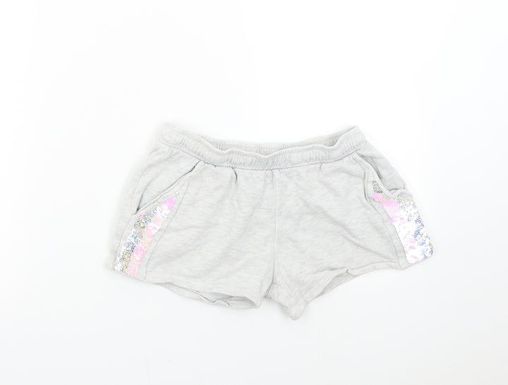 Nutmeg Girls Grey Hot Pants Shorts Size 11-12 Years