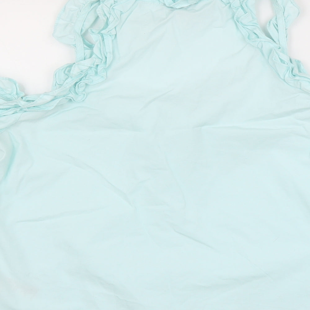 Topshop Womens Blue   Basic Blouse Size 12
