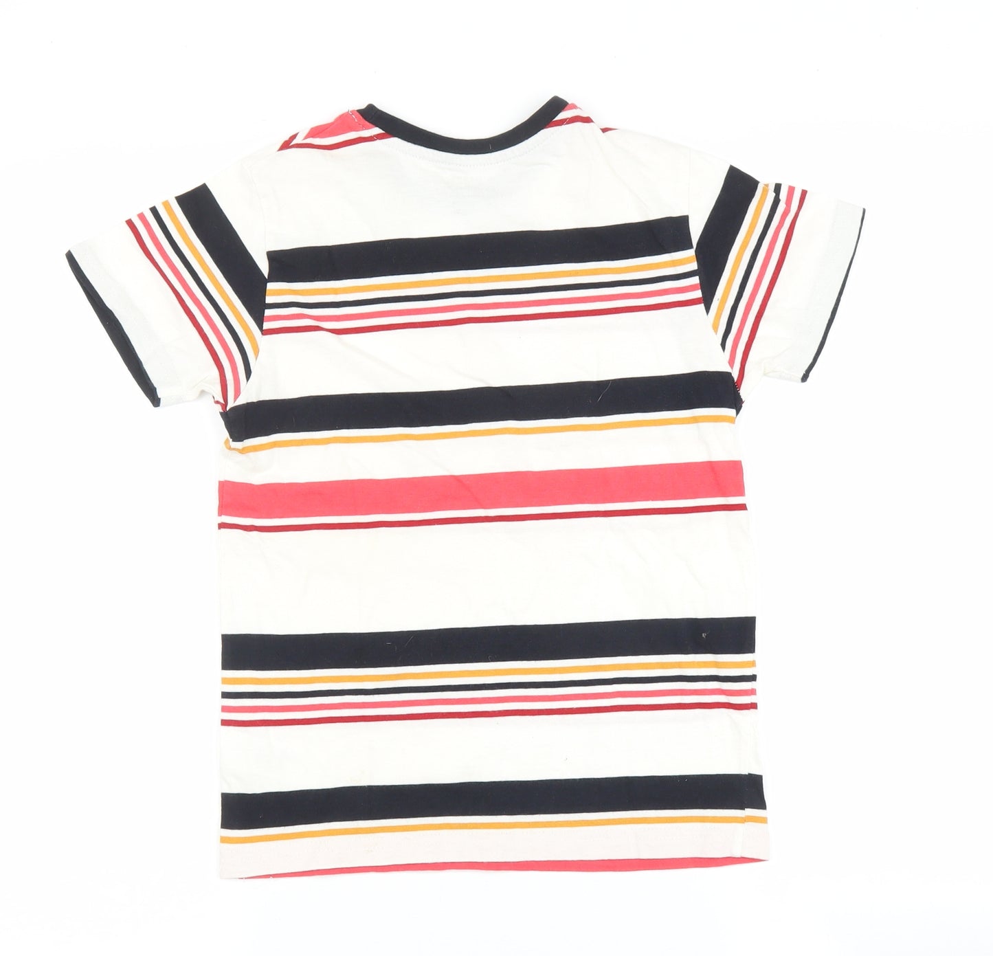 Primark Boys Multicoloured Striped  Basic T-Shirt Size 9-10 Years