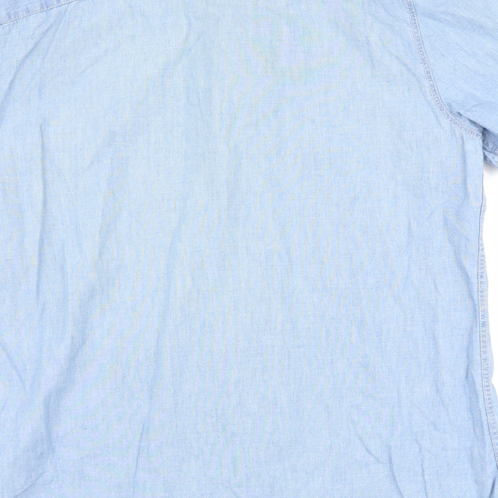 NEXT Mens Blue    Button-Up Size M