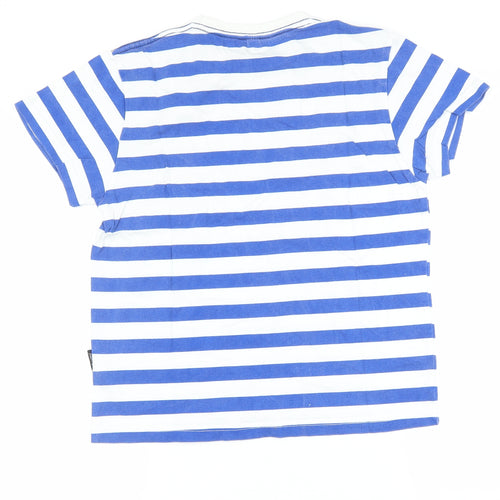 Just Play Boys Blue Striped  Basic T-Shirt Size 12-13 Years