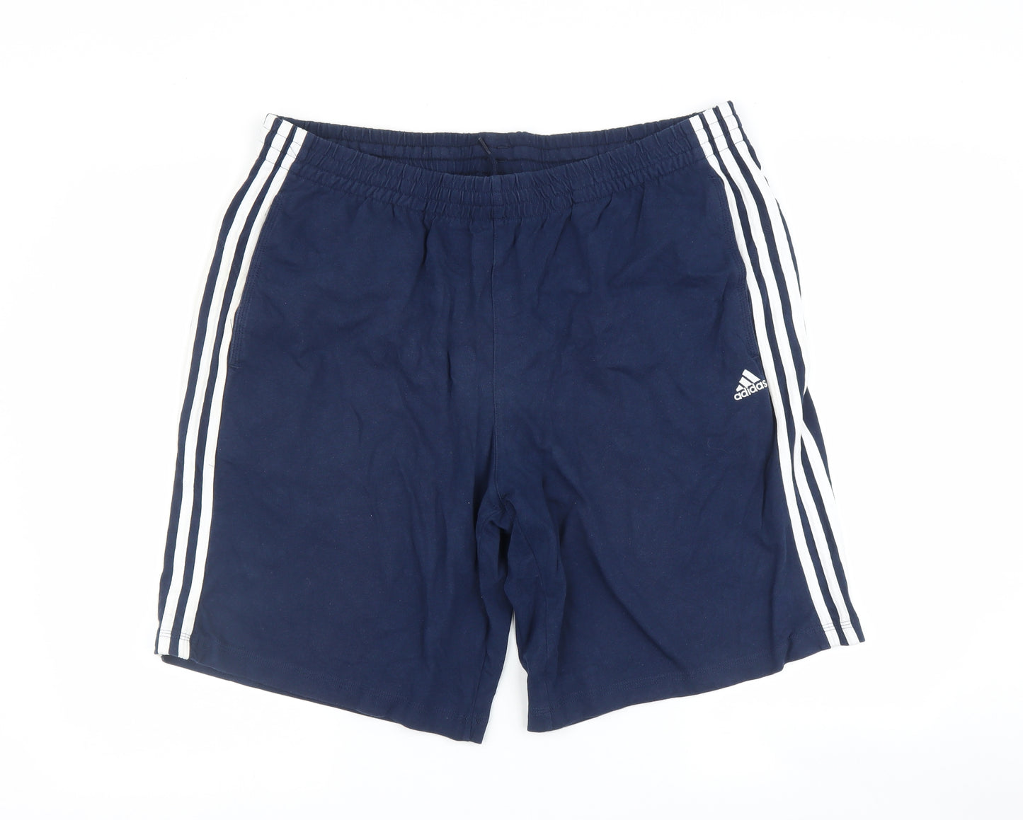 adidas Mens Blue   Sweat Shorts Size XL
