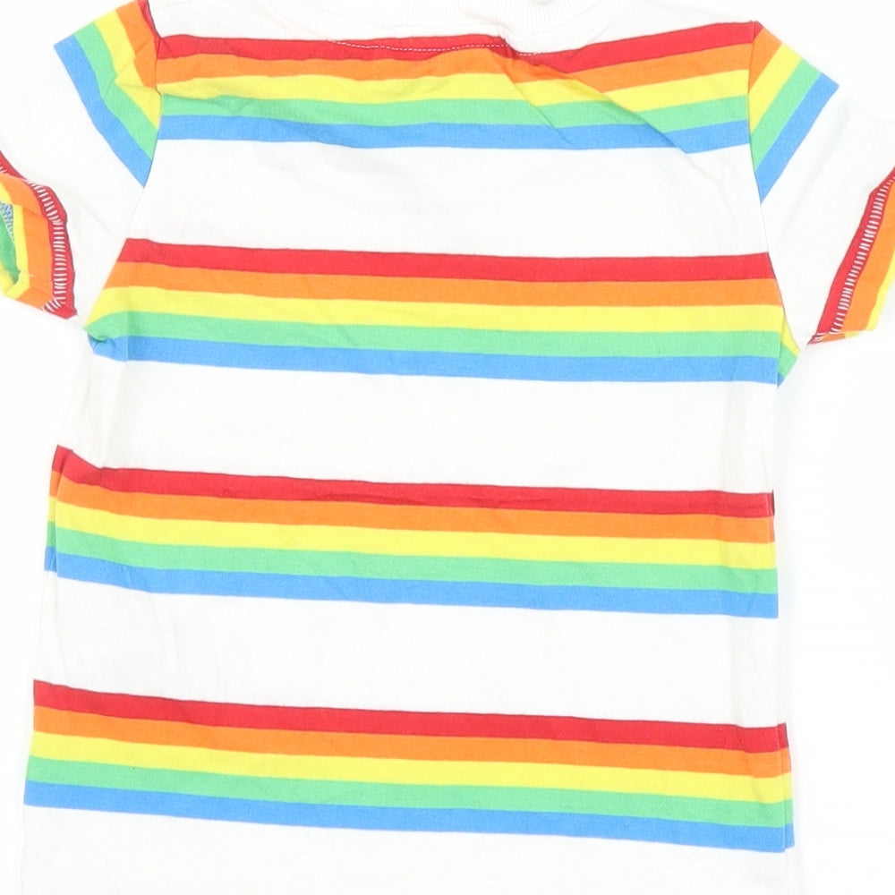 NEXT Baby Multicoloured Striped  Basic T-Shirt Size 12-18 Months