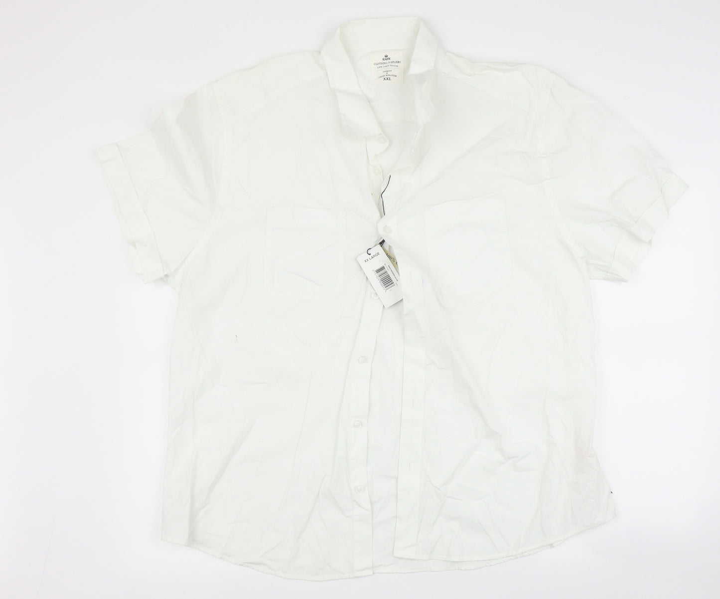 Matalan Mens White    Button-Up Size 2XL