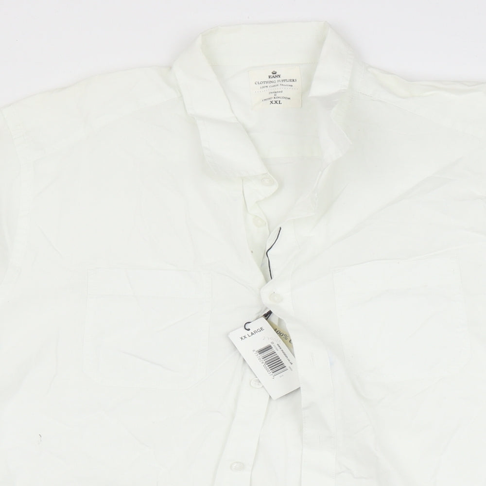 Matalan Mens White    Button-Up Size 2XL