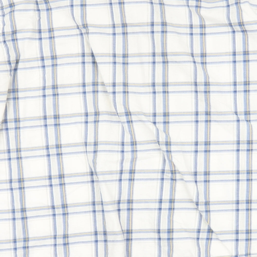 Matalan Mens Multicoloured Check   Button-Up Size 2XL