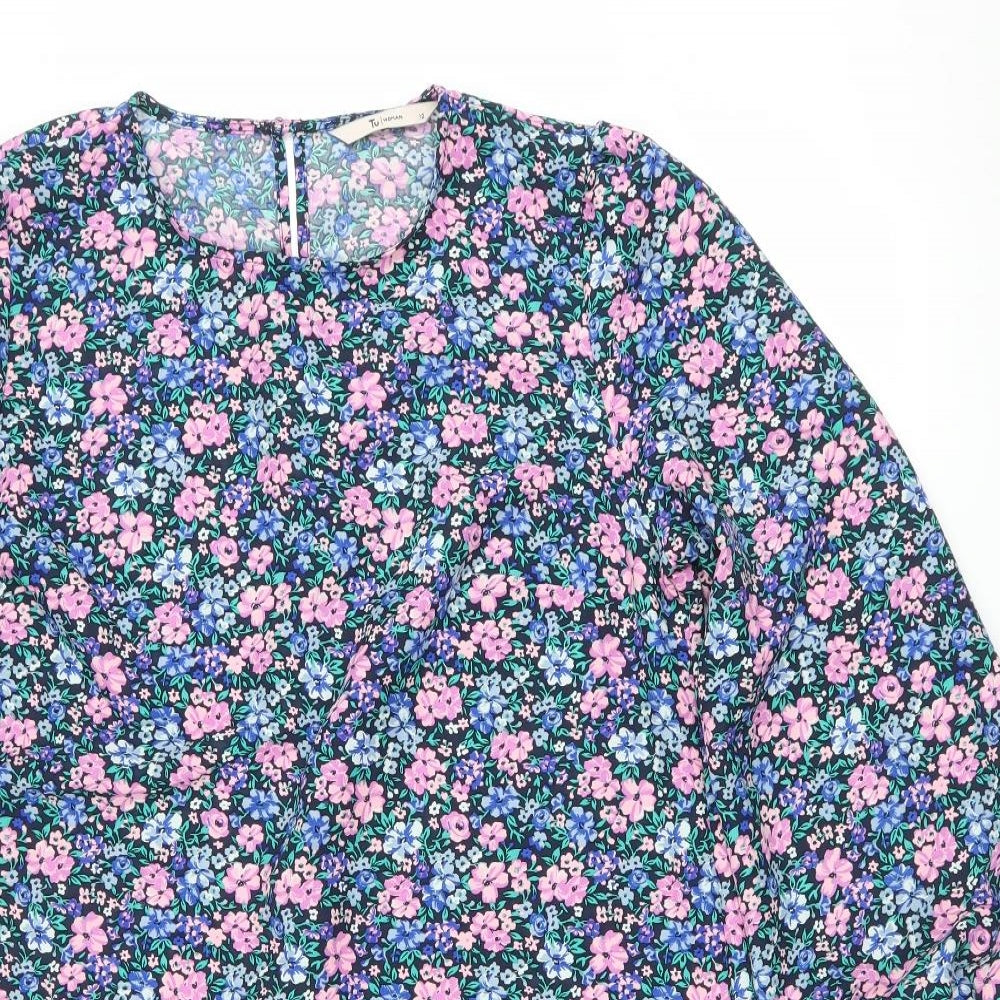 TU Womens Multicoloured Floral  Shift  Size 12