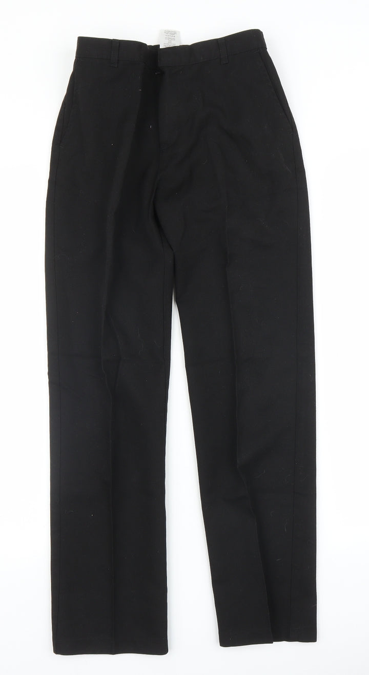 George Boys Black Capri Trousers Size 11-12 Years