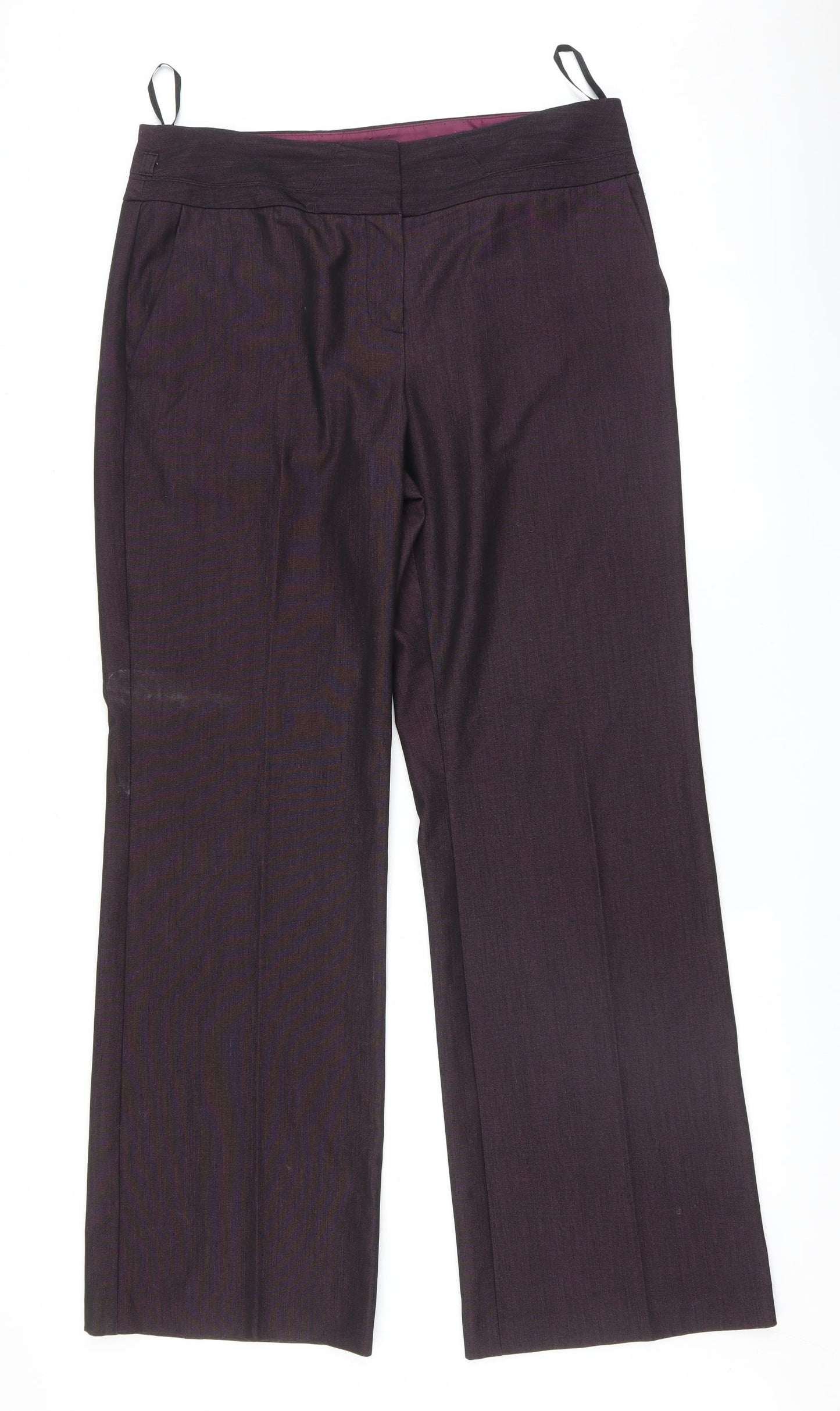 NEXT Womens Purple   Trousers  Size 14 L32.5 in
