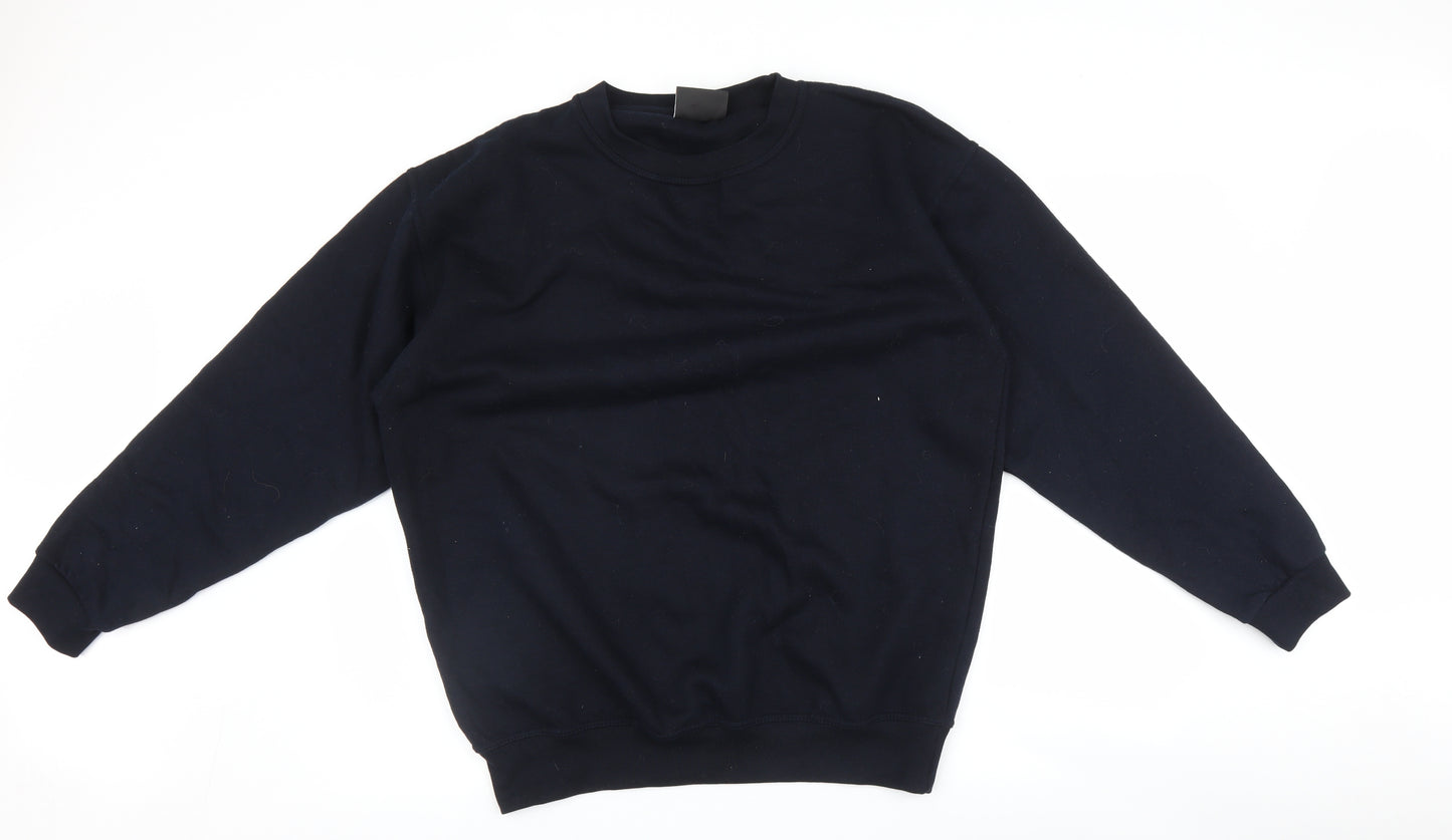 Ultimate Clothing Company Mens Blue   Pullover Sweatshirt Size L
