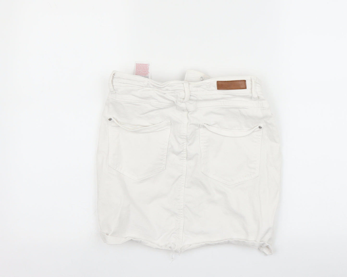 JDY Denim Womens White   Mini Skirt Size 8