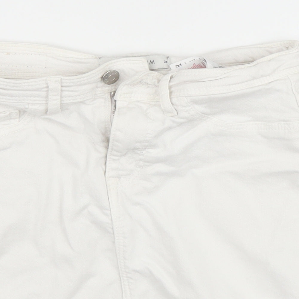 JDY Denim Womens White   Mini Skirt Size 8