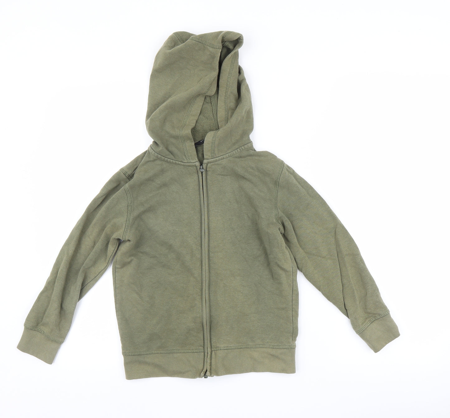 George Boys Green   Full Zip Hoodie Size 7-8 Years