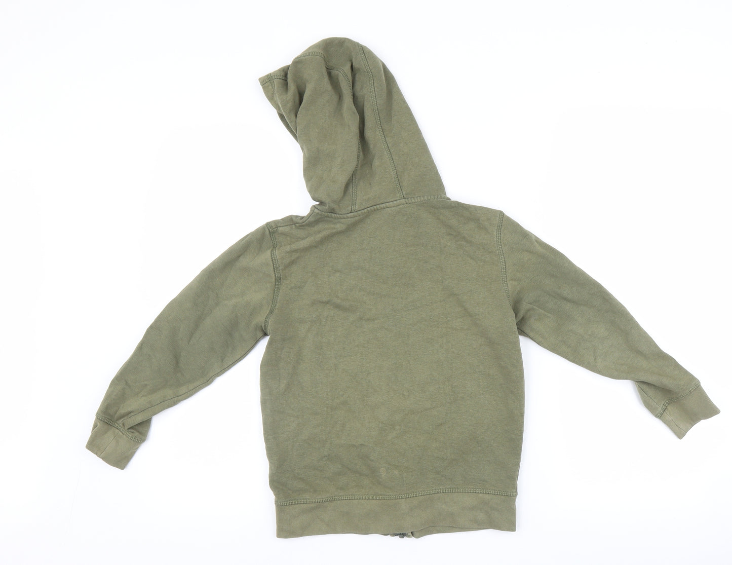 George Boys Green   Full Zip Hoodie Size 7-8 Years