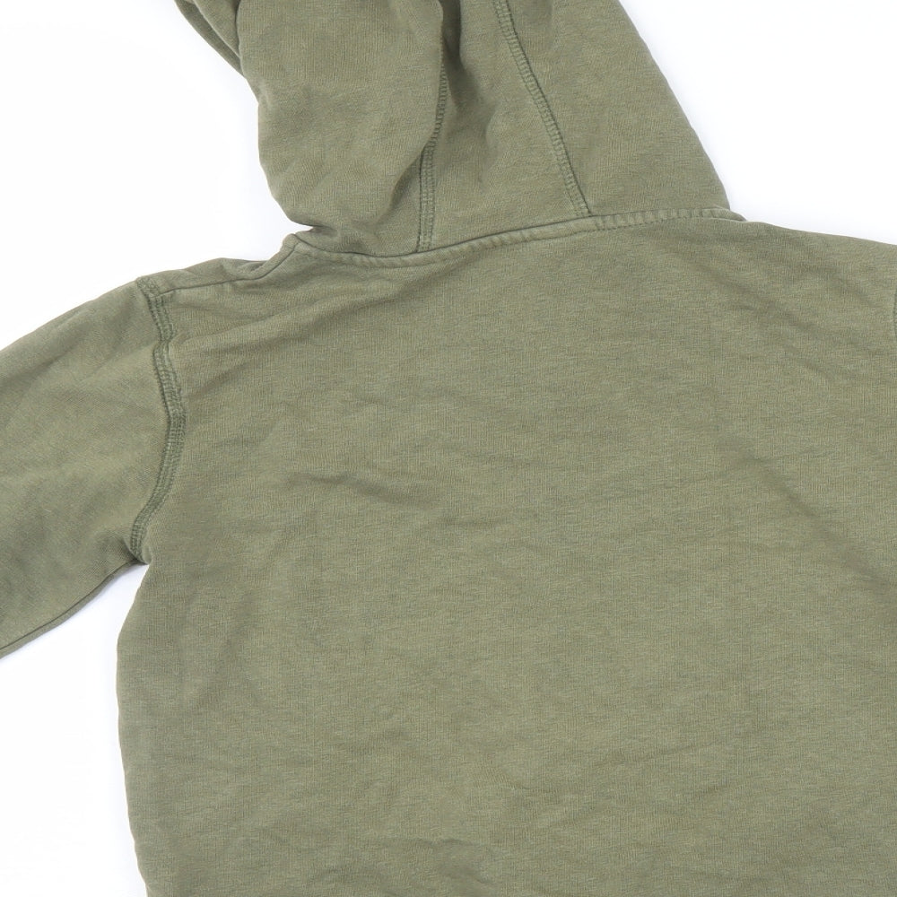 George Boys Green   Full Zip Hoodie Size 7-8 Years