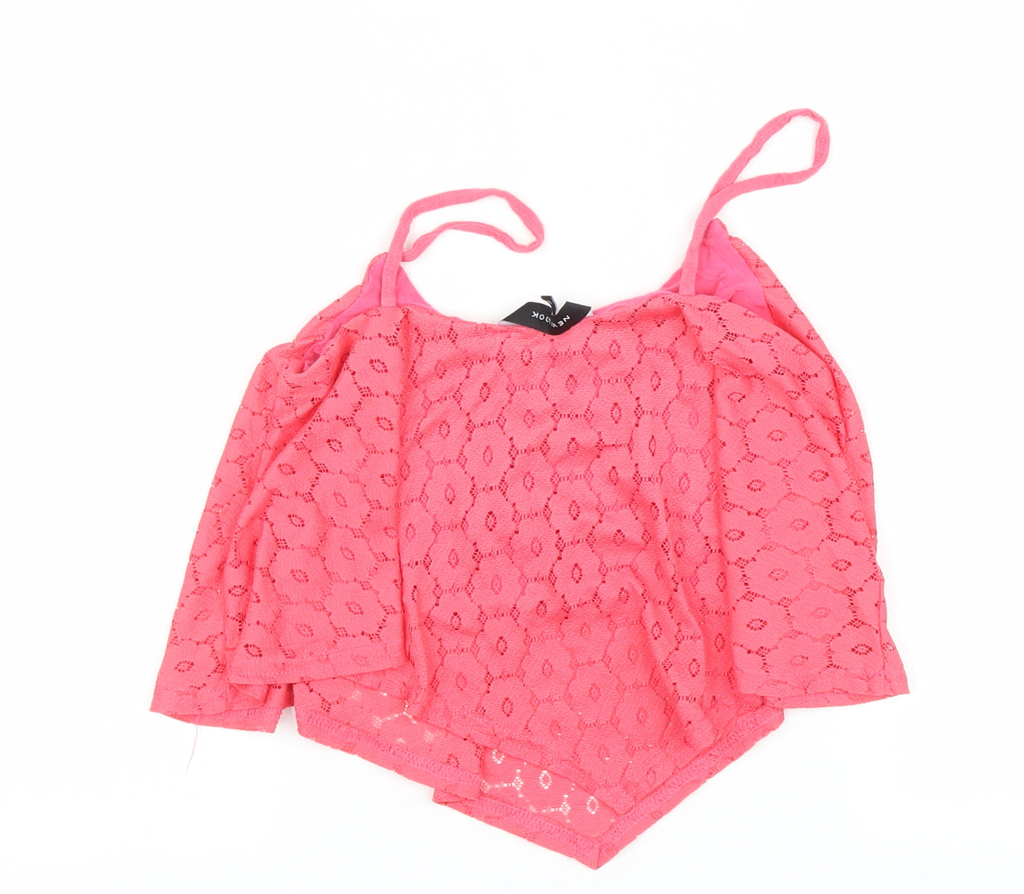New Look Womens Pink   Basic Tank Size 8