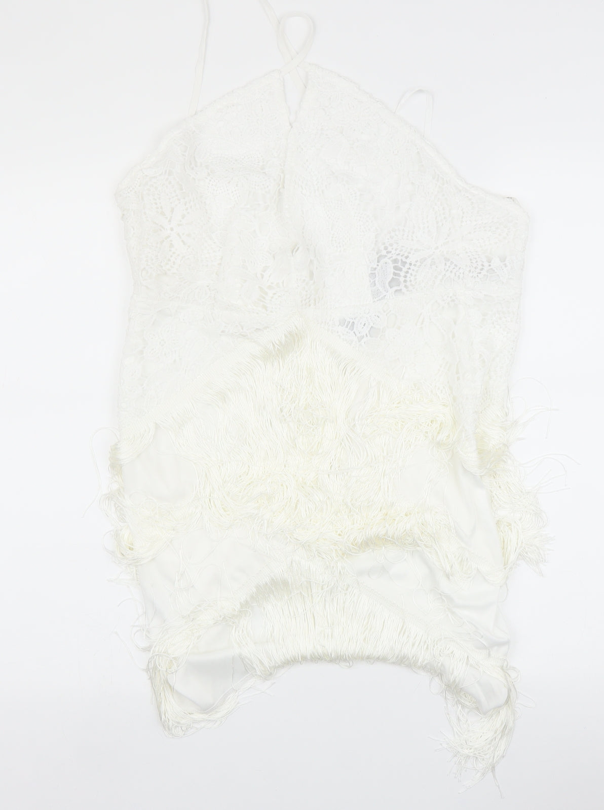 I SAW IT FIRST Womens White   Basic Tank Size 12