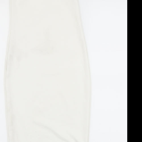 Glamour Babe Womens White   Bodycon  Size 8