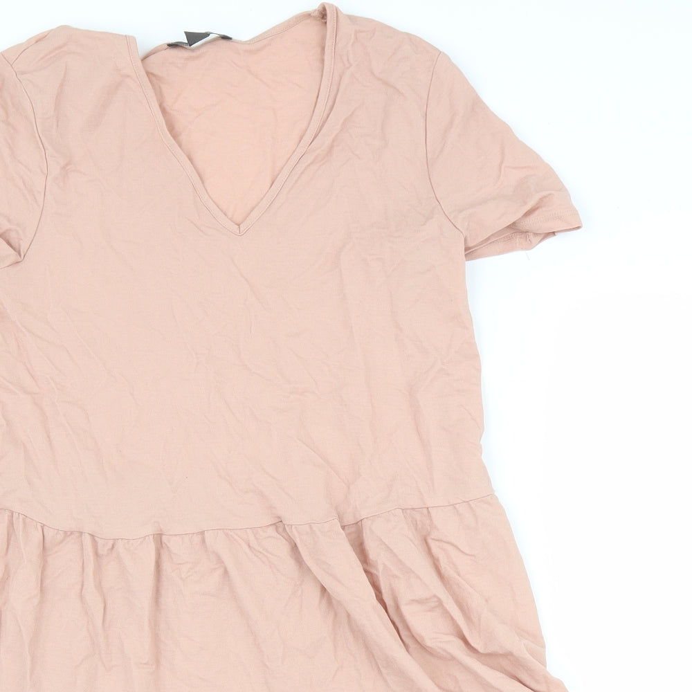 Primark Womens Pink   T-Shirt Dress  Size 12