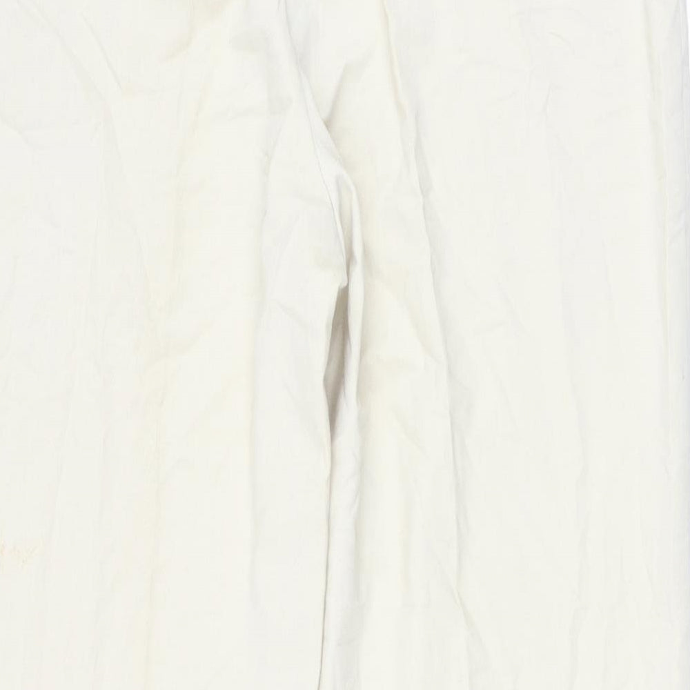 Katy Baker Womens Beige   Trousers  Size 16 L27.5 in