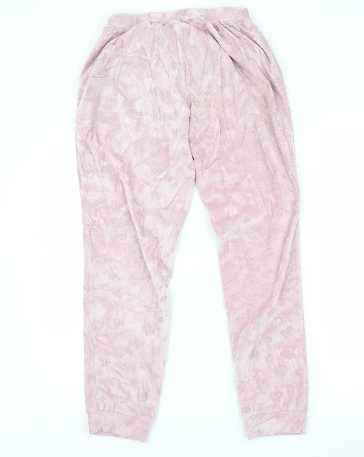 George Womens Pink Solid  Top Pyjama Pants Size 10