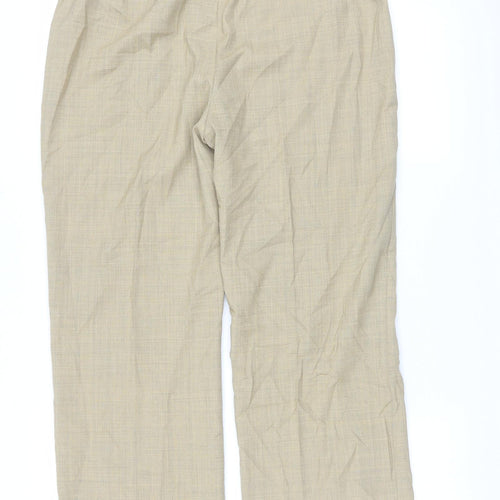 Dunnes Stores Womens Beige   Trousers  Size 12 L28.5 in