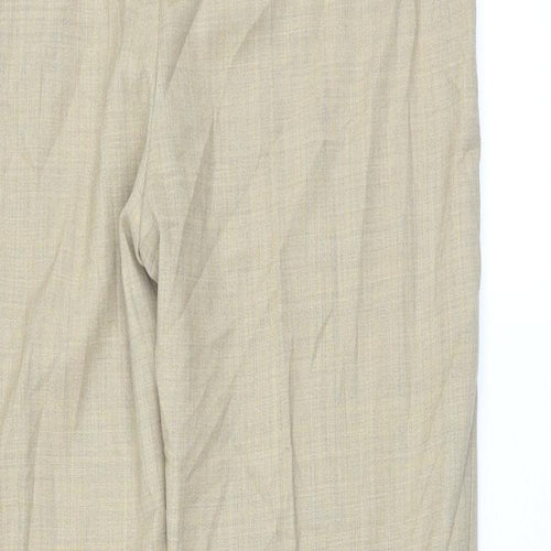 Dunnes Stores Womens Beige   Trousers  Size 12 L28.5 in