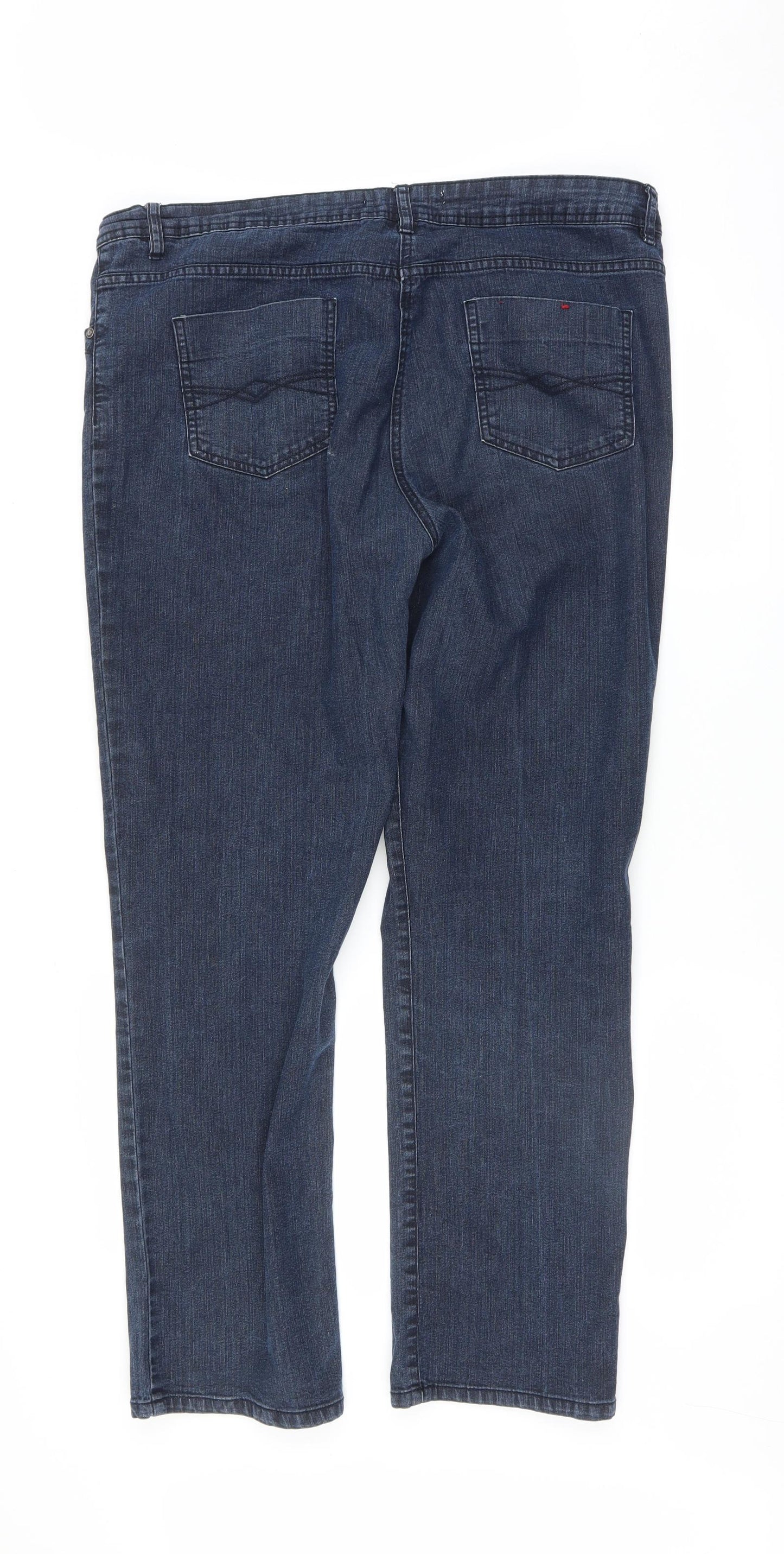 Matalan Womens Blue   Straight Jeans Size 18 L29.5 in