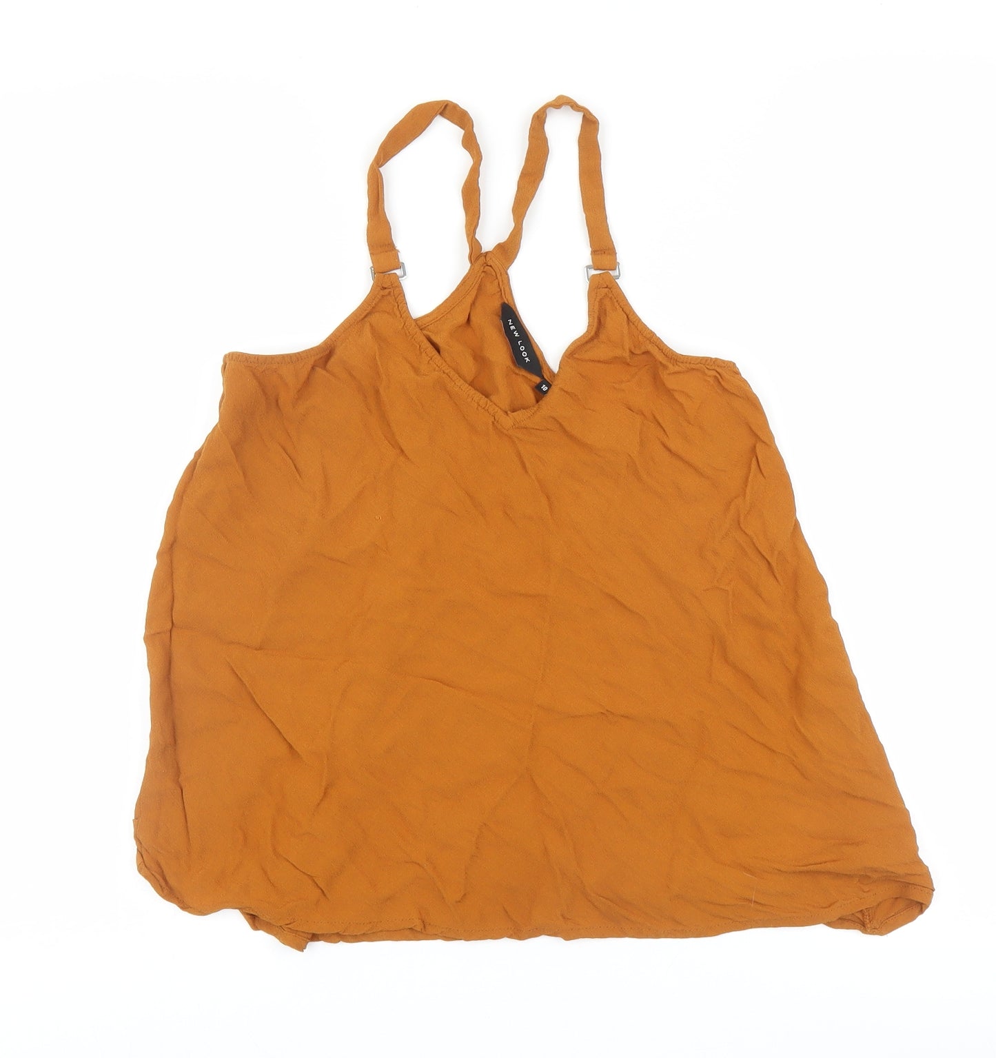 New Look Womens Brown   Basic Tank Size 12