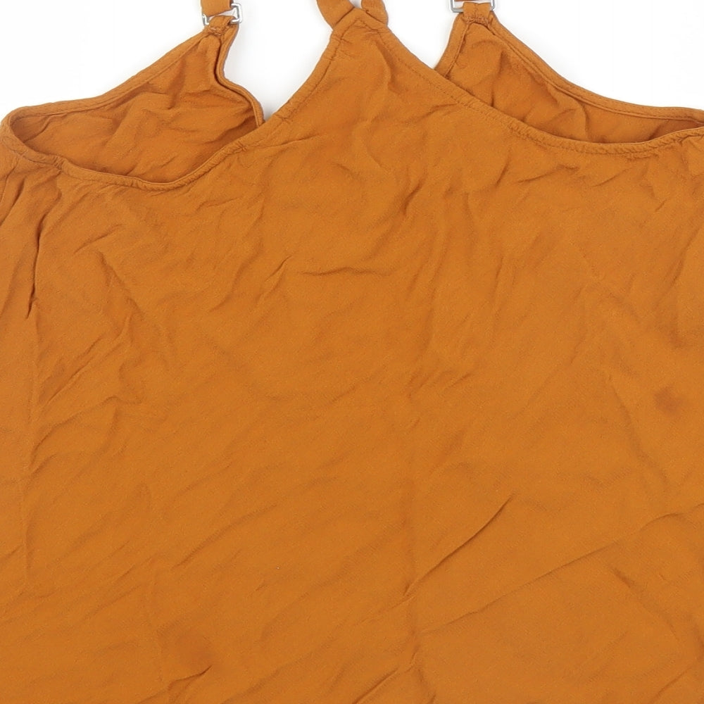 New Look Womens Brown   Basic Tank Size 12