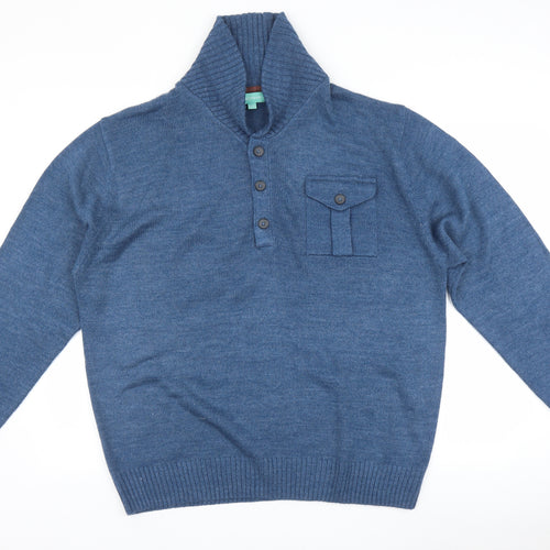 South Bay Mens Blue   Pullover Jumper Size L
