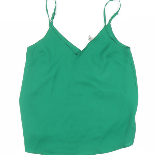ASOS Womens Green   Basic Tank Size 8