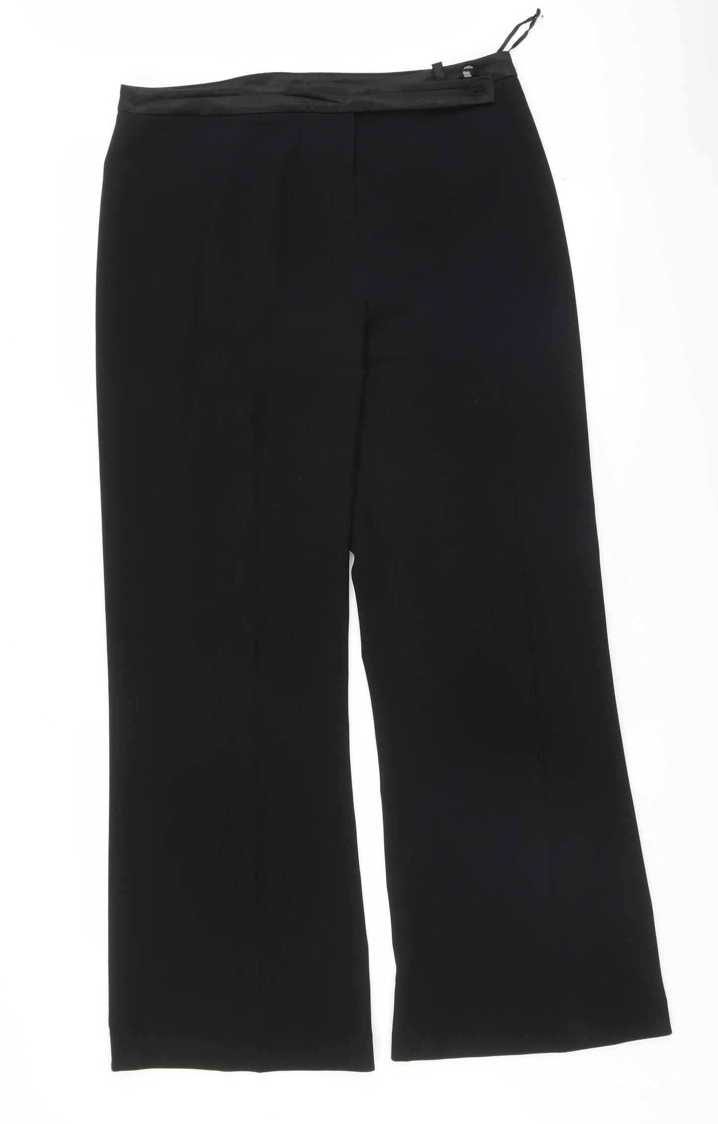 Wallis Womens Black   Trousers  Size 12 L30 in
