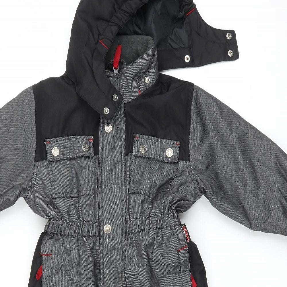 Beavers Boys Black   Basic Coat Snowsuit Size 3 Years