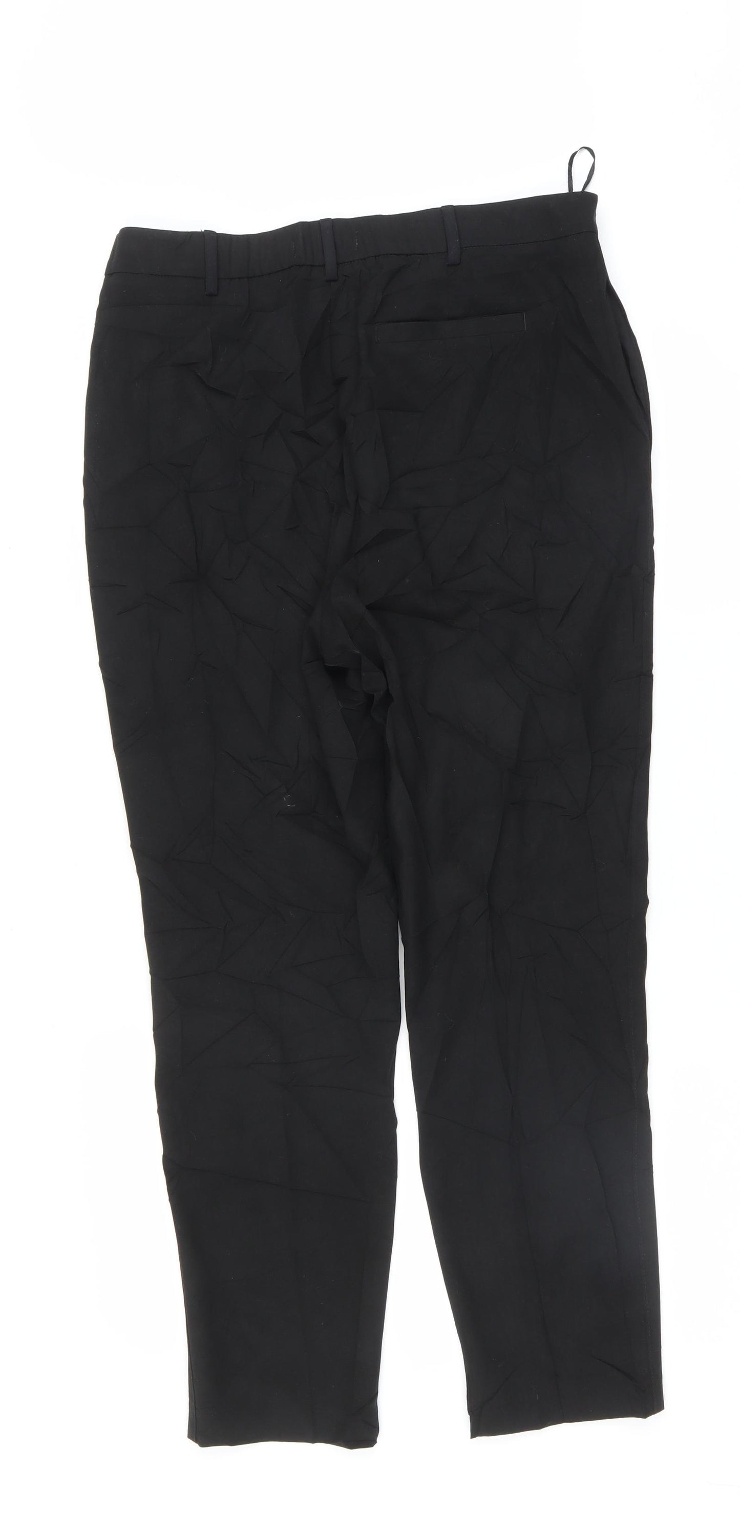 Marks and Spencer Womens Black   Trousers  Size 14 L28.5 in