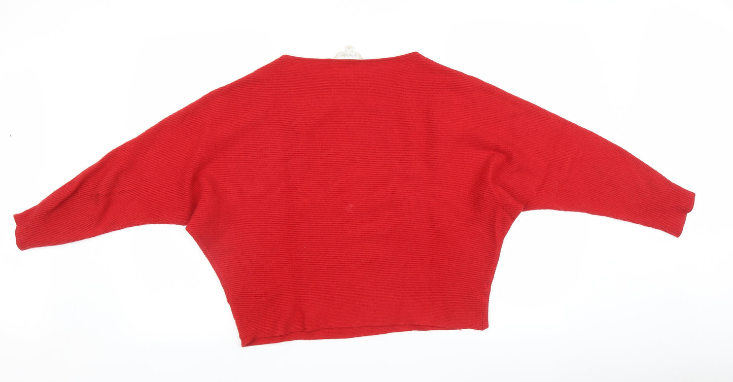 Principles Womens Red   Pullover Jumper Size M