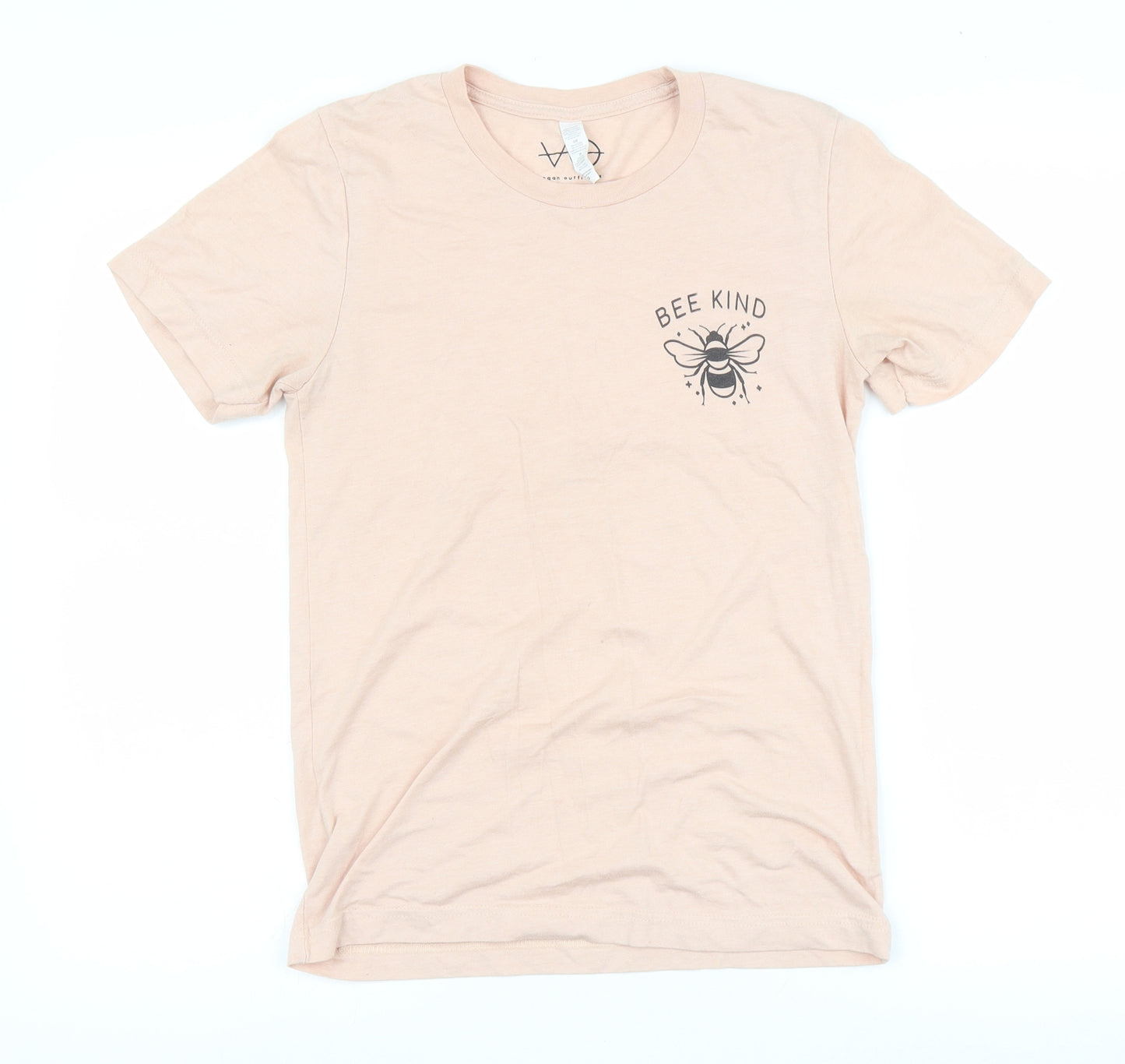 vegan outfitters Womens Pink   Basic T-Shirt Size XS